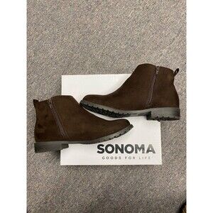 New Sonoma Goods For Life Cilantro Womens Ankle Boots Size 9.5 Brown